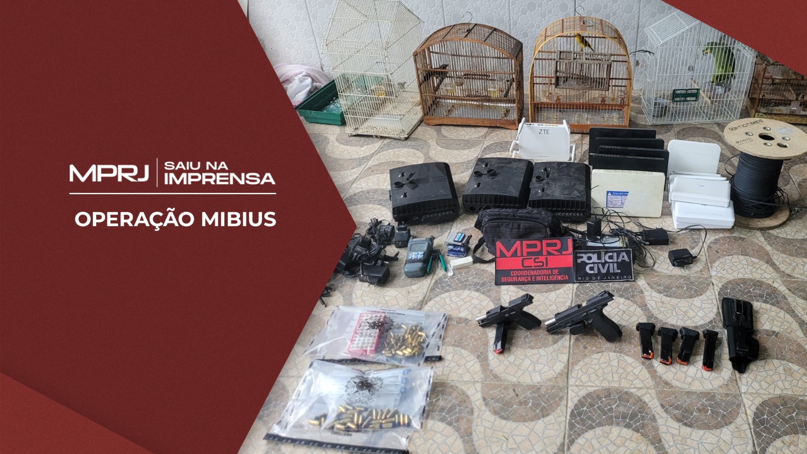 Imagem capa GAECO/MPRJ cumpre mandados contra integrantes de milícia em Queimados