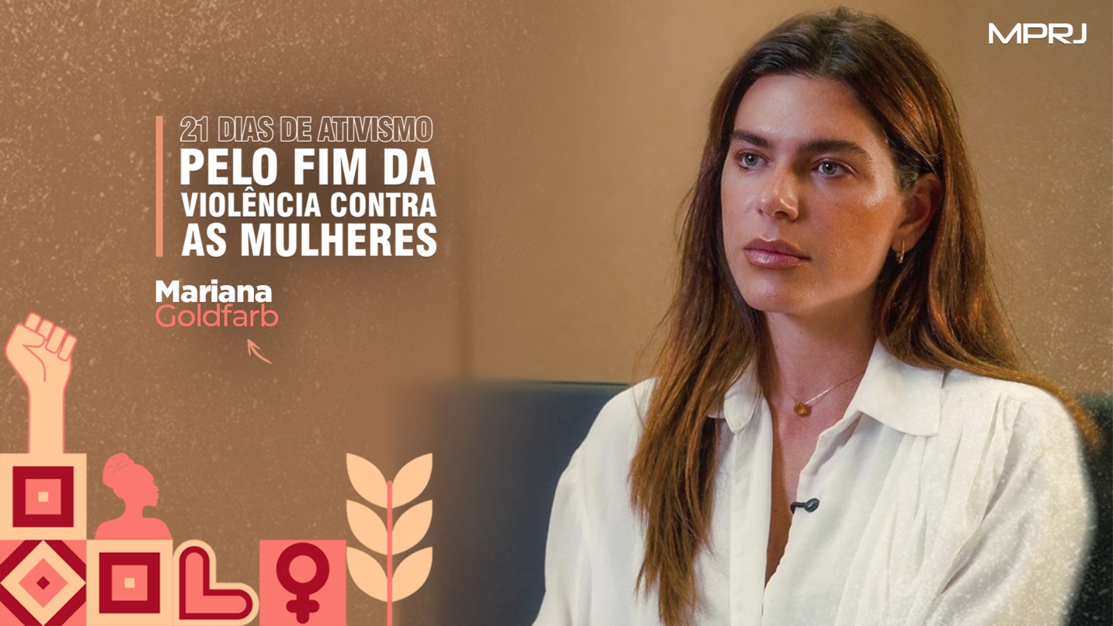 Imagem capa Mariana Goldfarb - 21 dias de ativismo pelo fim da violência contra mulher